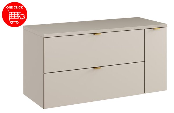 Comad Set koupelnového nábytku Dalia Cashmere 100 kašmírová matná (3 kusy nábytku)