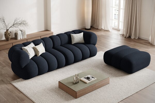 -25 % Dny MOMENTI– Cosmopolitan Design Tmavě modrá podnožka Koge 95 x 95 cm