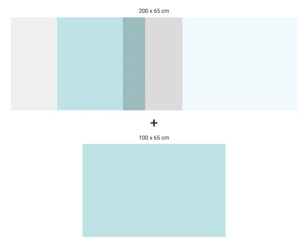 FUGU Ochrana stěny za postel - barevná paleta FBK-04 Varianta ochrany zdi: Delší strana postele 200x65 cm
