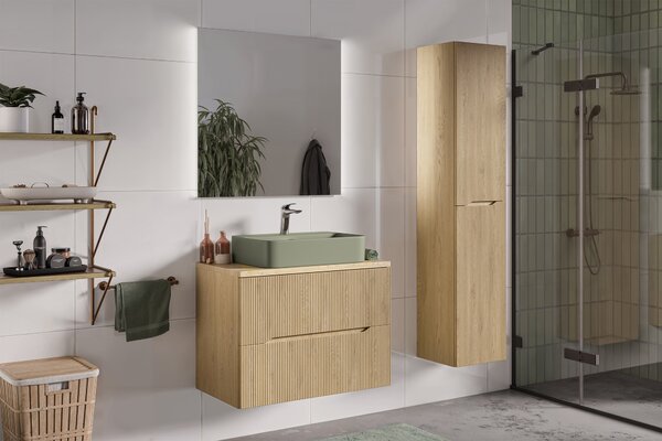Comad Koupelnová skříňka pod deskové umyvadlo Nordic Cremona 80 dub cremona