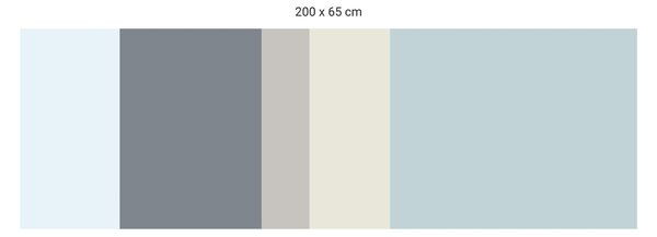 FUGU Ochrana stěny za postel - barevná paleta FBK-03 Varianta ochrany zdi: Delší strana postele 200x65 cm