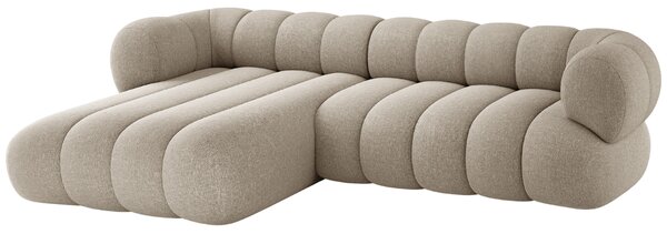 -25 % Dny MOMENTI– Cosmopolitan Design Béžová rohová pohovka Koge 270 cm, levá