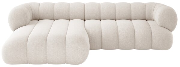 -25 % Dny MOMENTI– Cosmopolitan Design Světle béžová rohová pohovka Koge 270 cm, levá