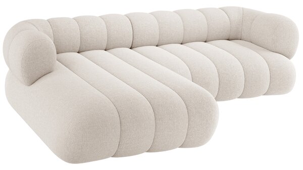-25 % Dny MOMENTI– Cosmopolitan Design Světle béžová rohová pohovka Koge 270 cm, levá