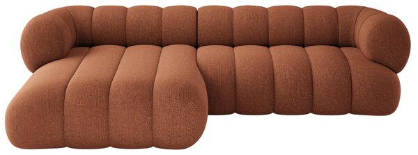 -25 % Dny MOMENTI– Cosmopolitan Design Terakotově oranžová rohová pohovka Koge 270 cm, levá