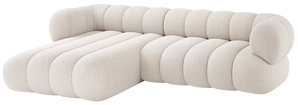 -25 % Dny MOMENTI– Cosmopolitan Design Světle béžová rohová pohovka Koge 270 cm, levá