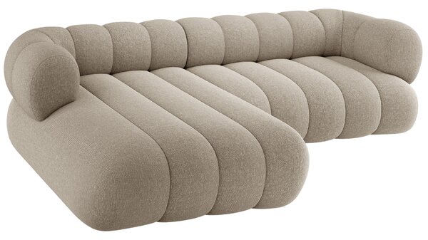 -25 % Dny MOMENTI– Cosmopolitan Design Béžová rohová pohovka Koge 270 cm, levá