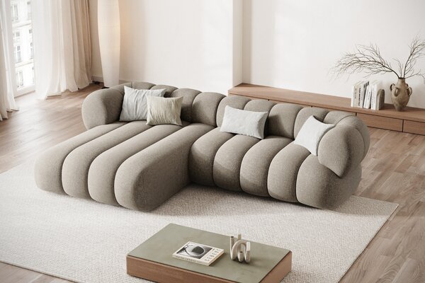 -25 % Dny MOMENTI– Cosmopolitan Design Béžová rohová pohovka Koge 270 cm, levá