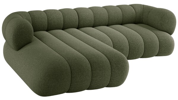 -25 % Dny MOMENTI– Cosmopolitan Design Zelená rohová pohovka Koge 270 cm, levá