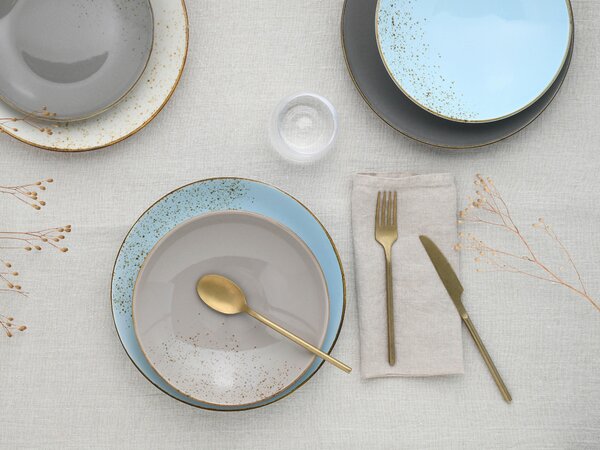 KOMBINOVANÁ SOUPRAVA, 16dílné, kamenina Creatable - Online Only nádobí, Online Only
