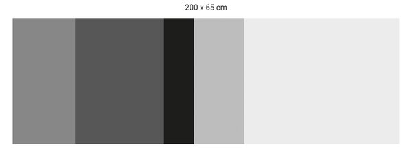 FUGU Ochrana zdi za postel- barevná paleta FBK-09 Varianta ochrany zdi: Delší strana postele 200x65 cm