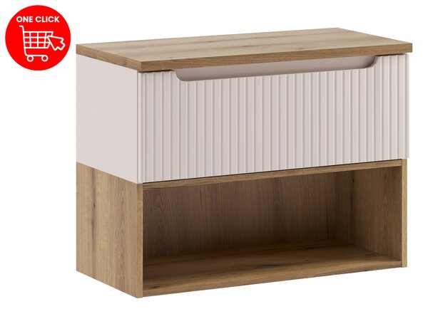 Comad Set koupelnového nábytku Nova Cashmere 80 kašmír mat (3 kusy nábytku)