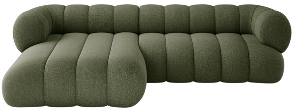 -25 % Dny MOMENTI– Cosmopolitan Design Zelená rohová pohovka Koge 270 cm, levá