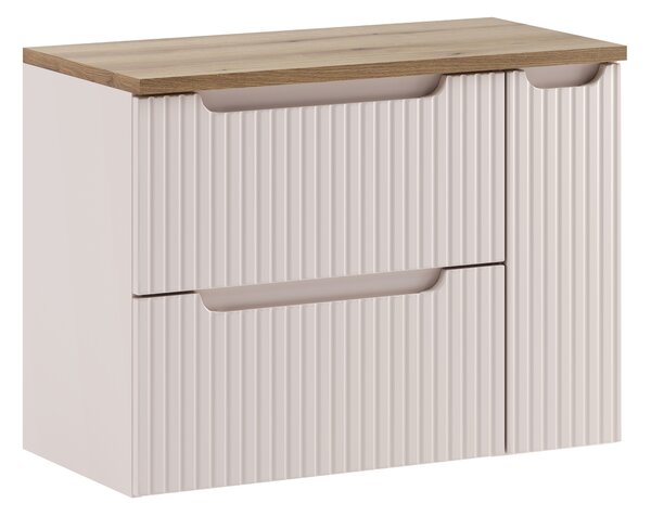 Comad Set koupelnového nábytku Nova Cashmere 80 kašmír mat (3 kusy nábytku)