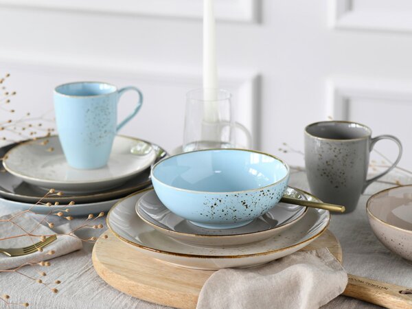 KOMBINOVANÁ SOUPRAVA, 16dílné, kamenina Creatable - Online Only nádobí, Online Only