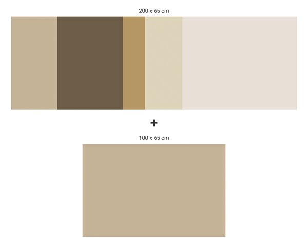 FUGU Ochrana stěny za postel- barevná paleta FBK-14 Varianta ochrany zdi: Delší strana postele 200x65 cm