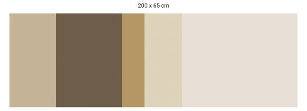 FUGU Ochrana stěny za postel- barevná paleta FBK-14 Varianta ochrany zdi: Delší strana postele 200x65 cm
