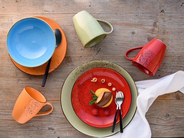KOMBINOVANÁ SOUPRAVA, 16dílné, kamenina Creatable - Online Only nádobí, Online Only