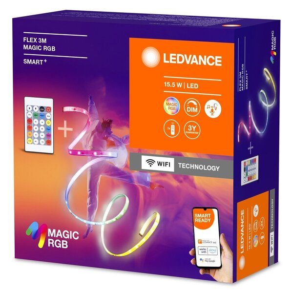 WiFi LED stmívatelný RGB pásek s ovládačem MAGIC 3m