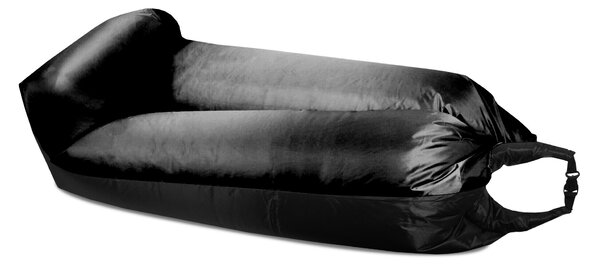 Aga Nafukovací vak LAZY BAG 230x70 cm Černý/Červený
