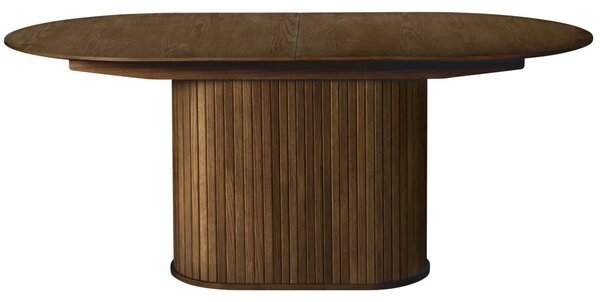 Unique Furniture Tmavý dubový rozkládací jídelní stůl Nola 180/230 x 95 cm