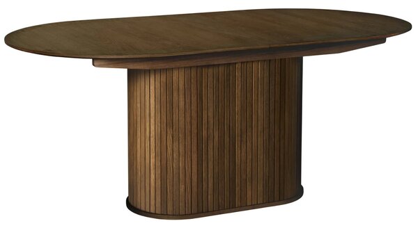 Unique Furniture Tmavý dubový rozkládací jídelní stůl Nola 180/230 x 95 cm