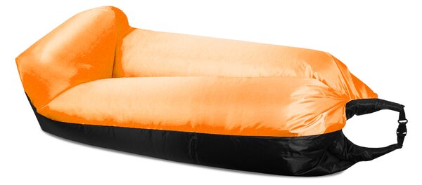Aga Nafukovací vak LAZY BAG 230x70 cm Černý/Červený