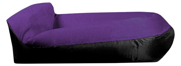 Aga Nafukovací vak LAZY BAG 230x70 cm Černý/Červený