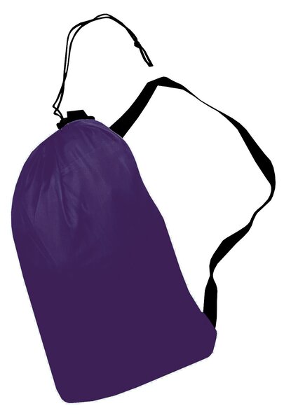 Aga Nafukovací vak LAZY BAG 230x70 cm Černý/Červený