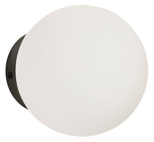 Kave Home Bílé skleněné nástěnné světlo Brisia 15 cm