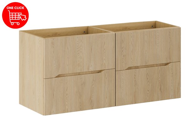 Comad Set koupelnového nábytku Nordic Cremona 120 dub cremona - 2x skříňka