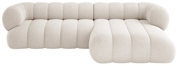 -25 % Dny MOMENTI– Cosmopolitan Design Světle béžová rohová pohovka Koge 270 cm, pravá