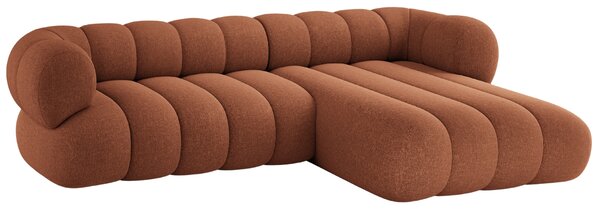 -25 % Dny MOMENTI– Cosmopolitan Design Terakotově oranžová rohová pohovka Koge 270 cm, pravá