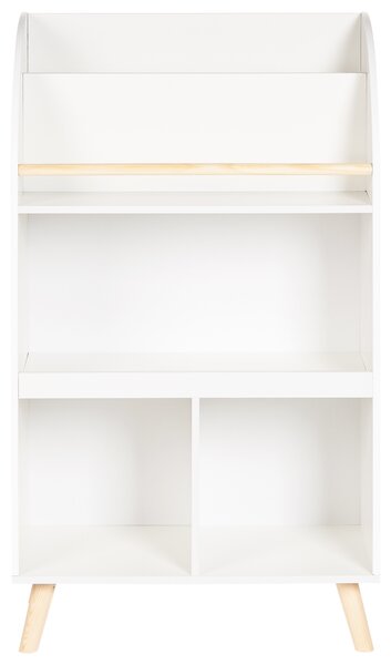 Knihovna se 3 policemi LILOET 102 cm Bílá