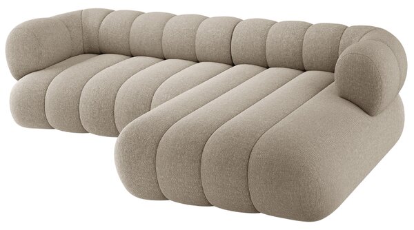 -25 % Dny MOMENTI– Cosmopolitan Design Béžová rohová pohovka Koge 270 cm, pravá