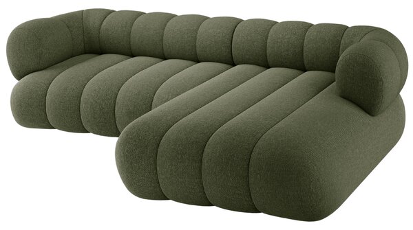 -25 % Dny MOMENTI– Cosmopolitan Design Zelená rohová pohovka Koge 270 cm, pravá