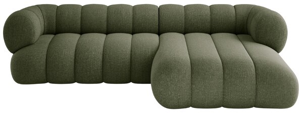 -25 % Dny MOMENTI– Cosmopolitan Design Zelená rohová pohovka Koge 270 cm, pravá