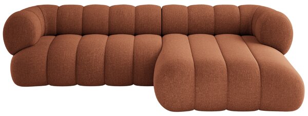 -25 % Dny MOMENTI– Cosmopolitan Design Terakotově oranžová rohová pohovka Koge 270 cm, pravá