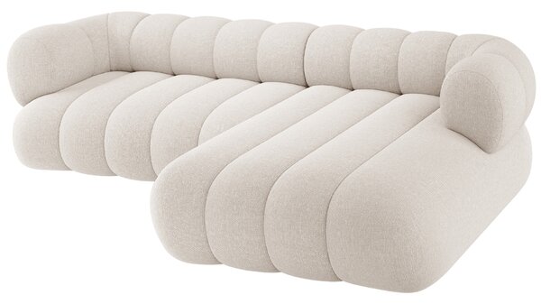 -25 % Dny MOMENTI– Cosmopolitan Design Světle béžová rohová pohovka Koge 270 cm, pravá
