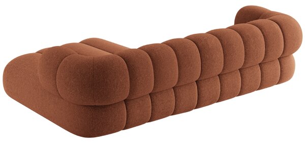-25 % Dny MOMENTI– Cosmopolitan Design Terakotově oranžová rohová pohovka Koge 270 cm, pravá