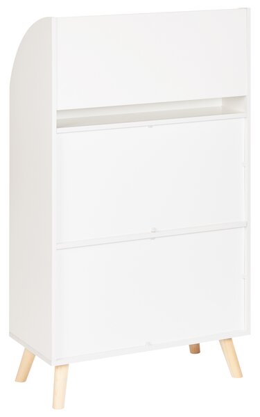 Knihovna se 3 policemi LILOET 102 cm Bílá