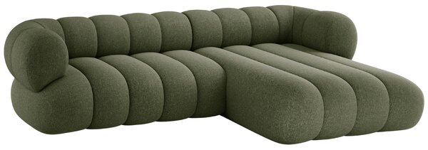 -25 % Dny MOMENTI– Cosmopolitan Design Zelená rohová pohovka Koge 270 cm, pravá