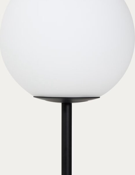 Kave Home Černá kovová stojací lampa Brisia 155 cm