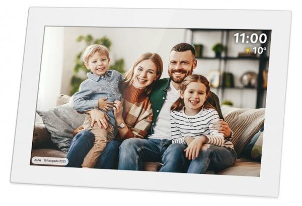 Digitální fotorámeček Kruger&Matz FRAMEO Wi-Fi 10,1" bílý