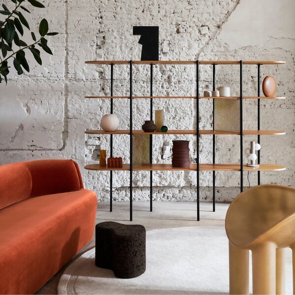 FEST Amsterdam Černá kovová stolní lampa Kaktee