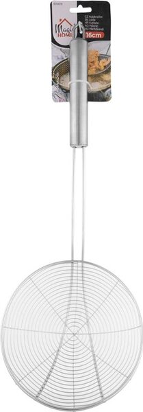 Naberačka MagicHome, odpeňovačka, kuchynská, zberač peny, špirálová, 16 cm, nerez
