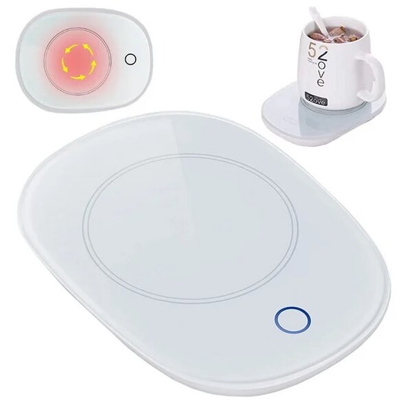 Elektrický LED ohřívač hrnků 16W - White