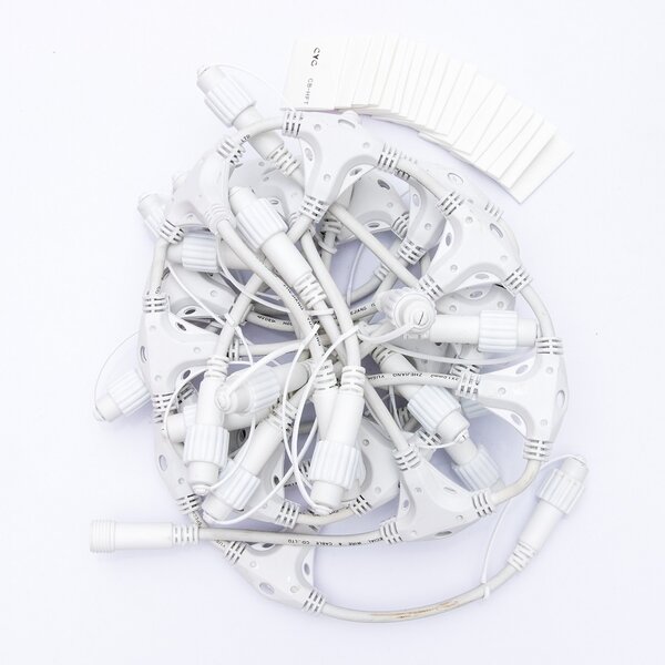 DECOLED Easy Fix T rozbočovač, 21 výstupů, bílý, IP67