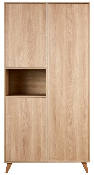 Skříň Quax Loft 190 x 96 cm s dřevěným dekorem