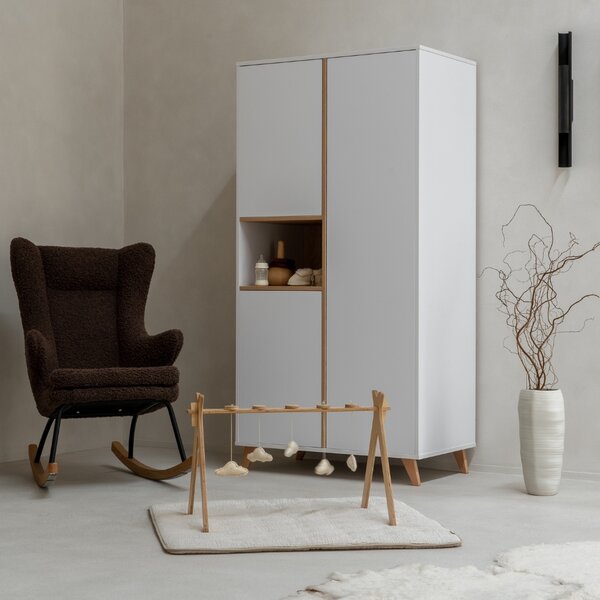 Skříň Quax Loft 190 x 96 cm s dřevěným dekorem